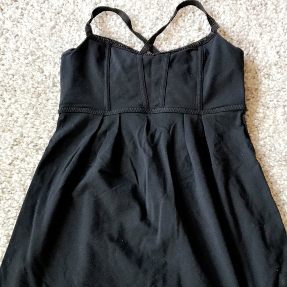 Lululemon Black Spaghetti Strap Tank - Picture 2 of 2